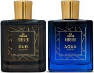 OSCAR Forever Luxury Aqua & Oud Premium Perfume Combo, Strong & Long Lasting Fragrance Eau de Parfum  –  200 ml(For Men & Women)