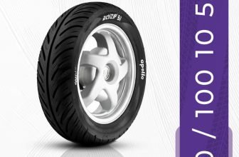 Apollo 90/100-10 53J ACTIZIP S1 (TL)-D 90/100-10 Front & Rear Two Wheeler Tyre(Street, Tube Less)