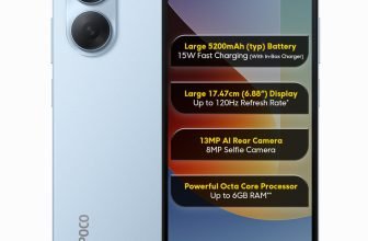 POCO C81x (Ice Blue, 64 GB)(3 GB RAM)