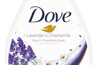 Dove Lavender & Chamomile Go Fresh Body Wash With Relaxing Floral Scent, 1L