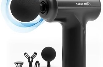 Caresmith Charge Go Massage Gun | Body Massager For Pain Relief | Massage Gun For Back Leg & Full Body | 4 Specialized Heads For Full Body Pain Relief