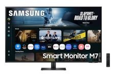 Samsung 43″(1.08M) 4K M7 Vision Ai Smart Monitor | Uhd 3840 X 2160 | Smart Tv Experience With Ai Picture & Sound|Type-C|Apple Airplay|Gaming Bar|Remote|Speakers|Wi-Fi|Bluetooth|Ls43Fm700Uwxxl|Black
