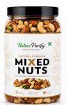 Nature Purify Premium Mix Dry Fruits 1kg | Almonds, Cashews, Kishmish, Apricots & Seeds Mix | Fresh Crunchy Nut & Fruit Combo Pack for Snacking & Gifting | Jar Pack Of 1