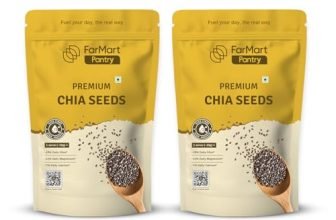 Farmart Pantry Chia Seed 200G(Pack Of 2)| Raw, Unroasted | Omega-3 & Protein Rich | 100% Natural Superfood |