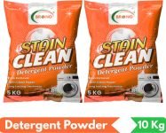 Brono ultra clean detergent powder, top/front load expert washing powder Detergent Powder(10 kg)
