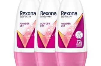 Rexona Powder Dry Underarm Roll-On Deodorant For Women | 72H Odour Protection | 50Ml (Pack Of 3)