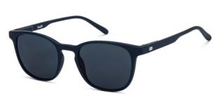 HUSTLR Polarized & 100% UV Protected Stylish Sunglasses | Navy Blue Grey Full Rim Square | As Seen On Shark Tank | Peyush Bansal Sunglasses | For Men & Women | Large | VC S15999
