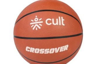 Cult Basketball Size 7 Crossover for Men & Women Indoor Outdoor Basketball with Superior Grip & Bounce Durable Rubber Training & Match Ball with Butyl Bladder – Brown