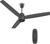 HAVELLS FAB ULED|LED Speed Indicator|Remote Controlled|Upto 65% Energy Saving with 3 Year Warranty BLDC Motor with Remote 1200 mm Ceiling Fan(5 Star | Smoke Brown | Pack of 1)