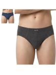 Levi’s 011 Comfort Brief for Men with Contoured Double Pouch, Tag Free Comfort & Smartskin Technology (Pack of 2)