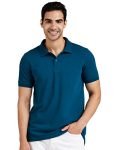 Amazon Brand – Symbol Men’s Solid Regular Fit Half Sleeve Polo(SS19PLS2_Fog Teal_XL)
