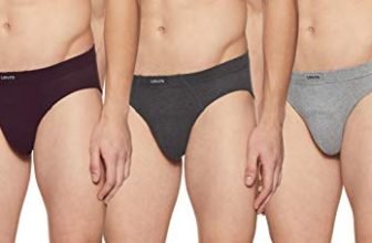 Levi’S Men 100 Ca Style 11 Comfort Brief Lt. Grey Melange,Dk. Grey Melange,Wine P3 Size- M