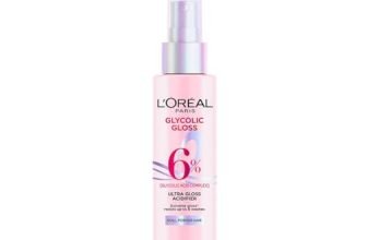 L’Oréal Paris Glycolic Gloss Shine Glazing Acidifier, Rinse Off Treatment, Powered By 6% Glycolic Acid, Long Lasting Shine For Up To 2 Weeks, 100Ml