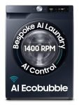 Samsung 12 Kg, 5Star, Ai Control, Ai Ecobubble, Super Speed, Wi-Fi, Hygiene Steam With Inbuilt Heater, Digital Inverter, Fully-Automatic Front Load Washing Machine (Ww12Dg6B24Astl, Navy)