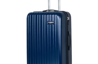 Luggero – Classic Light-Weight & Durable Polycarbonate DEEP Blue Unisex Hard Luggage| Small- 51cm |8 Smooth Spinner TPV Wheels Outer Combi Lock |Trolley Bag
