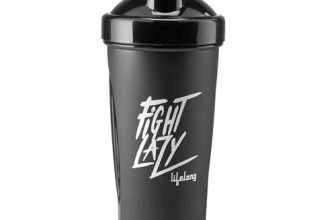 Lifelong Protein Shaker|100% Leakproof Stylish Protein Shaker Bottle|Sipper Bottle|Gym Bottle for Protein- 700ml (LLSHB04, Black) |Plastic