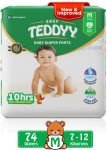 TEDDYY Easy Diaper Pants with Rash Protection and 3x Faster absorption Technology – M(74 Pieces)