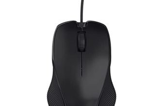 Portronics Toad 101 Wired Optical Mouse With 1200 Dpi, Plug & Play, Hi-Optical Tracking, 1.25M Cable Length, 30Lakhs Click Life(Black)