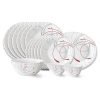Larah By Borosil Boro Fluted Series Opalware Dinner Set | 21 Pieces For Family Of 6 | Microwave & Dishwasher Safe | Bone-Ash Free | Crockery Set For Dining & Gifting | Plates & Bowls | White