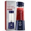 Goodscity Blender For Smoothie And Juices | Portable Hand Blender For Kitchen &Gym | Usb Rechargeable Fruit Juicer | 6 Sharp SS Blade | 400 Ml Food Grade Jar | Long Battery |1 Yr Warranty| GC141