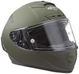 Steelbird Hi-Gn Sa-2 Aeronautics Matt B.Green With Plain Visor 580Mm