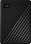 Wd My Passport 1 Tb External Hard Disk Drive (Hdd) 5 Gb/S, Usb 2.0, Usb 3.0 Cable, Compatible With Windows(Black)