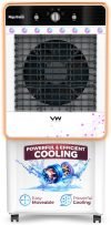 VW 100 L Desert Air Cooler With Ambient Lights and 3 side Honeycomb(White, MegaBreeze 100)