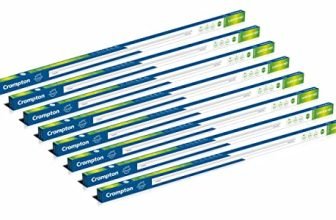Crompton Laser Ray Neo 36W Led Batten |4 Feet Slim Batten For Living Room & Bedroom | Energy Efficient Tubelight For Home | Bis Approved | Cool Day Light (6500K) (Pack Of 8)