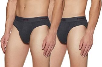 Levi’s-Men-Innerwear-(Category)-BRIEF- (Style ID)-#002-BRIEF-DK GMEL/DK GMEL-P2-(Color)-DK. GREY MELANGE,DK. GREY MELANGE-(Size)-XL