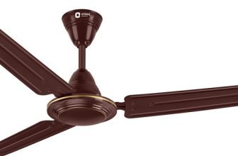 Orient Electric Ujala Air | Rust Resistant | Heavy Motor | Bee-1 Star Rated | Superior Air Flow With 2 Year Warranty Energy Saving 1200 Mm Ceiling Fan(1 Star | Brown | Pack Of 1)