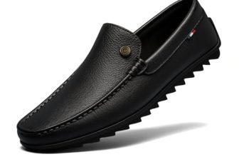 Kraasa Men Stylish Causal Loafers | Premium Outdoor| Lighweight Slip-On’S | Soft Cushioned Insole | Super Flexible Black Uk 8