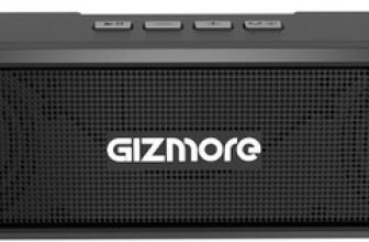 Gizmore Gizbar 1200 TWS Function & Matte Finish with Aqad Mode for Upto 6 Hours Playtime 12 W Bluetooth Speaker(Black, Stereo Channel)