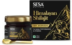 SESA Ayurvedic Pure Himalayan Shilajit Resin Boost Stamina, Immunity, Power & Energy(20 g)