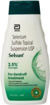 Selsun Suspension Anti Dandruff Shampoo Liquid(120 ml)