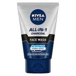 Nivea Men All In 1 Charcoal Face Wash 100 G | With Charcoal, Mulethi & Mint For Complete Detox In Summer | 10 X Vitamin C Effect For Radiant Skin | For Detoxified And Refreshed Skin