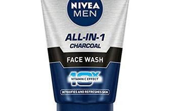 Nivea Men All In 1 Charcoal Face Wash 100 G | With Charcoal, Mulethi & Mint For Complete Detox In Summer | 10 X Vitamin C Effect For Radiant Skin | For Detoxified And Refreshed Skin