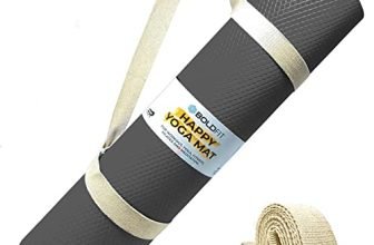 Boldfit Yoga Mats For Women yoga mat for men Exercise mat for home workout gym mate Anti Slip gym mats 4mm Steel Grey