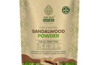 The Old Natural Pure Sandalwood Powder For Face, Natural Chandan For Glowing Skin(200 G)