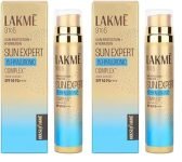 Lakmé Sun Expert 1% Hyaluronic Water-Light Sunscreen Gel Spf 50 Pa++++ Best For Oily Skin | Even Toned & Glowing Skin | Non-Sticky| Helps Reduce Pigmentation | Uva/B Protection, No White Cast 56G