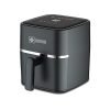 HAVOK 4.5L Digital Air Fryer for Healthy Oil Free Cooking | 1500W Electric Cooker with 360° Rapid Air Circulation | 8 Touch Presets | Dishwasher Safe Non-Stick Basket & Low Noise Operation | Black