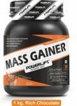 POWERLIFT For Lean Muscle Gain Protein Powder, with Multivitamins Weight Gainers/Mass Gainers(1 kg, Rich Chocolate)