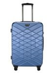 Wildcraft 100% Polyster Saiph Luggage Bag/Trolley Bag/Suitcase For Mens & Womens | Unisex Luggage Bag With Wheels | Trolley Bag (Blue,M+L)