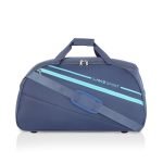 Lavie Sport Polyester Strato Medium 55 Cms Duffle Bag | Spacious Duffle Bag For Weekend Getaways, 29 Cm, Navy