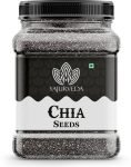 Yajurveda Raw Chia Seeds For Eating Unroasted chia Seeds Immunity Booster, Weight loss Chia Seeds(1 kg)