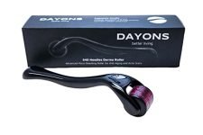 Dayons 0.5Mm Derma Roller For Hair Growth, Beard Growth & Face Skin Care – Microneedling Roller For Hair Regrowth, Acne Scars & Skin Treatment – Micro Needling Tool For Men & Women