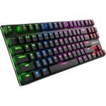 Sharkoon Purewriter Tkl Rgb Mechanical Wired Gaming Keyboard I Min. 50 Million Keystrokes- Black