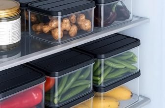 Sulfar Air Tight Plastic Fridge Storage Containers Set for Kitchen (1200 ML-2pcs, 2500ml-1pc) Pack of 3