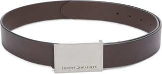 TOMMY HILFIGER Men Casual Brown Genuine Leather Belt