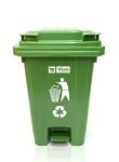 Milan Plastic Garbage Waste Dustbin with Step-On Pedal 65 Ltr Assorted