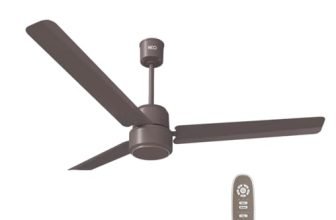 REO By Havells UNNOVATE BLDC 1200MM 5 Star Rated Ceiling Fan| Air Flow: 220 CMM| Speed: 350 RPM|Watt: 33W| Reverse Rotation Mode| Timer Setting| 2 Year Door Step Warranty By Manufacturer (Cocoa Brown)